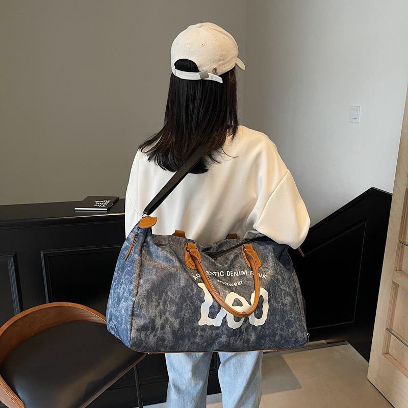Sports fitness bag dry and wet separation men's short-distance business travel bag women's light trendy luggage storage bag