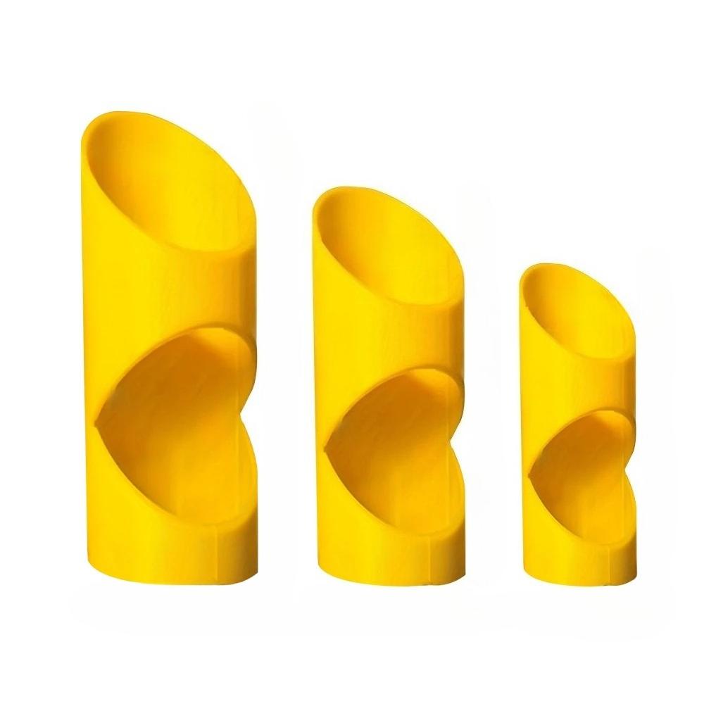 3 Stück Schaumrohrschneider Werkzeug Rohrisolierung Schneidhilfe Drei-Rohr Schneidvorrichtung Isolierungsschneiden für Heimindustrie