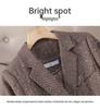 Women's Sequined Suit Jacket - High-End Spring/Autumn 2024 Casual Blazer