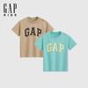 Gap Boy Toddler Contrast Logo Cotton Short Sleeve T-Shirt 2-Pack