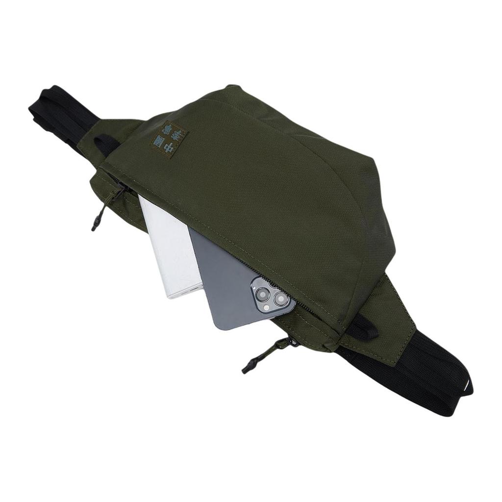 New LiNing Vital Series Polyamide Fanny Pack Unisex Dark Green ABDU245-1