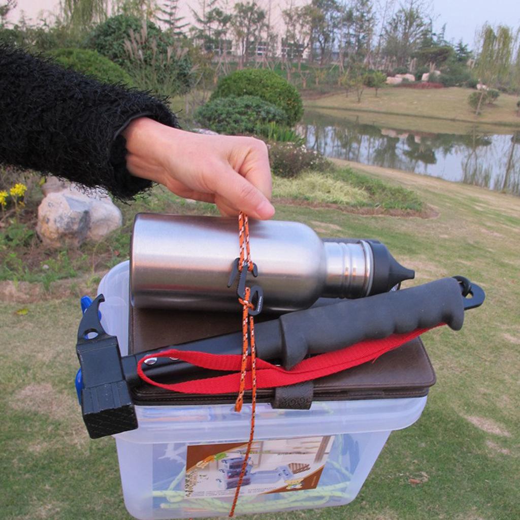 Aluminum Alloy Hook Tight Rope Buckle Flexible Rope Tightening Mechanism Rope Tightener Tight Paracord Buckle Enduring