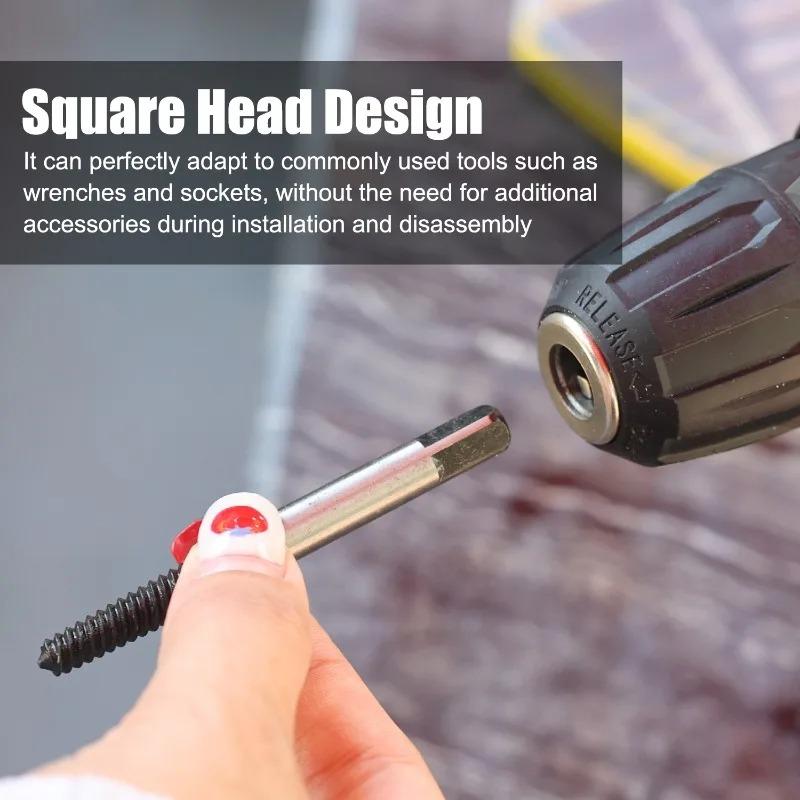 11/6/5pcs Carbon Steel Damaged Broken Screw Remover Extractor Drill Bits Broken Bolt Water Pipe Repair Extractor Removal Tools