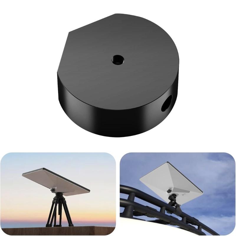 1/4 Screw Round Mount Adapter Aluminum Tripod 1/4 Screw Adapter Bracket Pipe 1/4 Screw Adapter