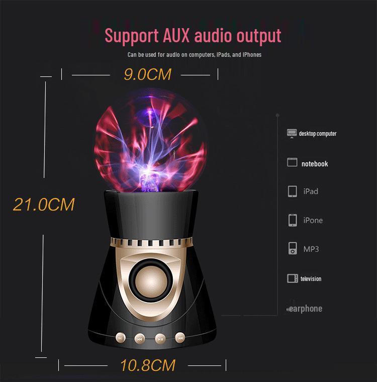 Children's Day Gift: Boy's Magic Plasma Crystal Ball - Electrostatic Induction Technology Ornament