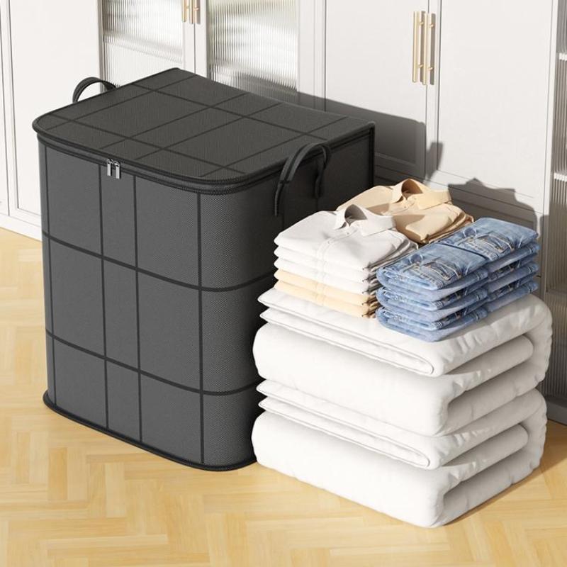 Clothes Storage Box Wardrobe Finishing Clothes Quilt Storage Bag Large-capacity Moving Luggage Storage Artifact