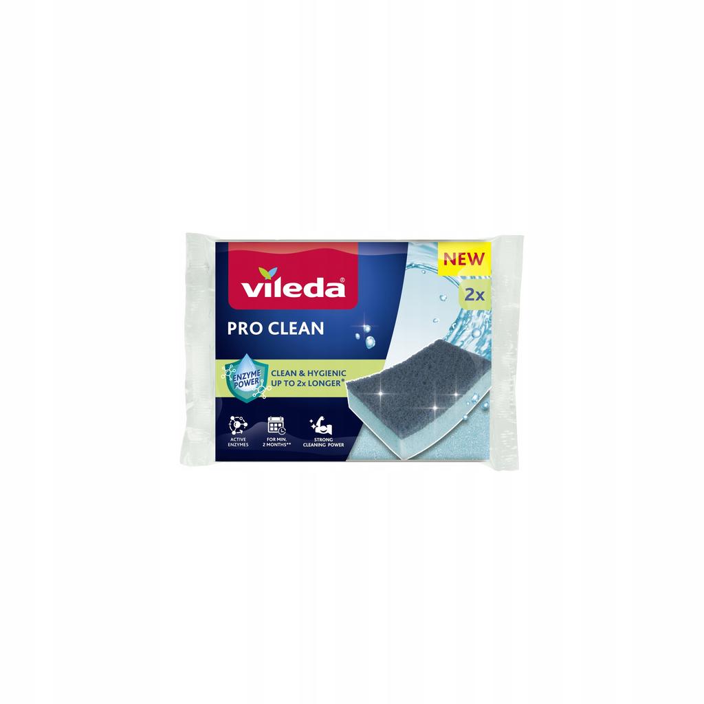 Zmywak Z Enzymami Vileda Pro Clean 2 Szt.