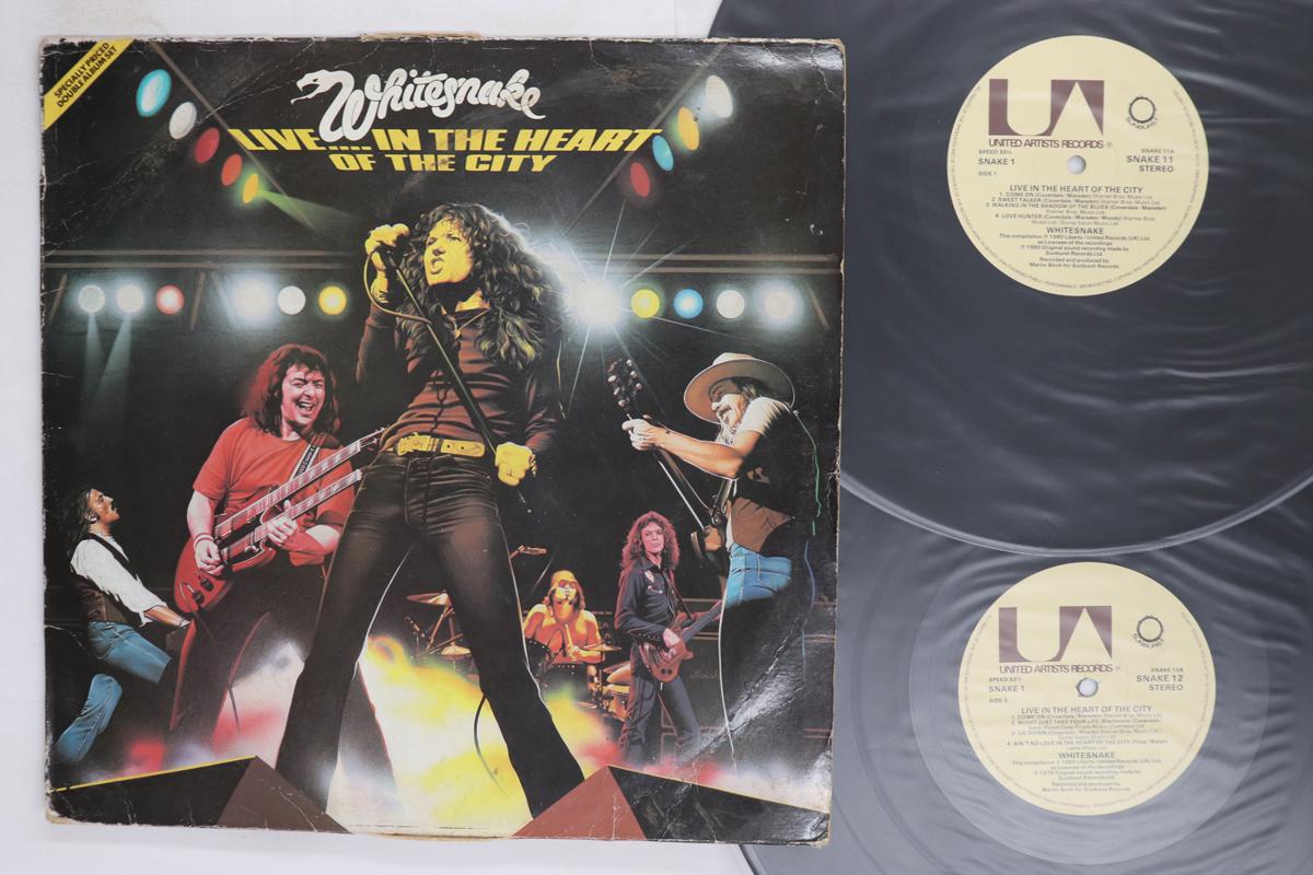 

Виниловая пластинка WHITESNAKE Live... В Сердце Города SNAKE1 UNITED ARTISTS 1980 Великобритания Металл Б/у