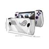 Durable Silicone TPU Protective Cover with Bracket for Asus Rog Ally Game Console Shockproof Full Protection Case