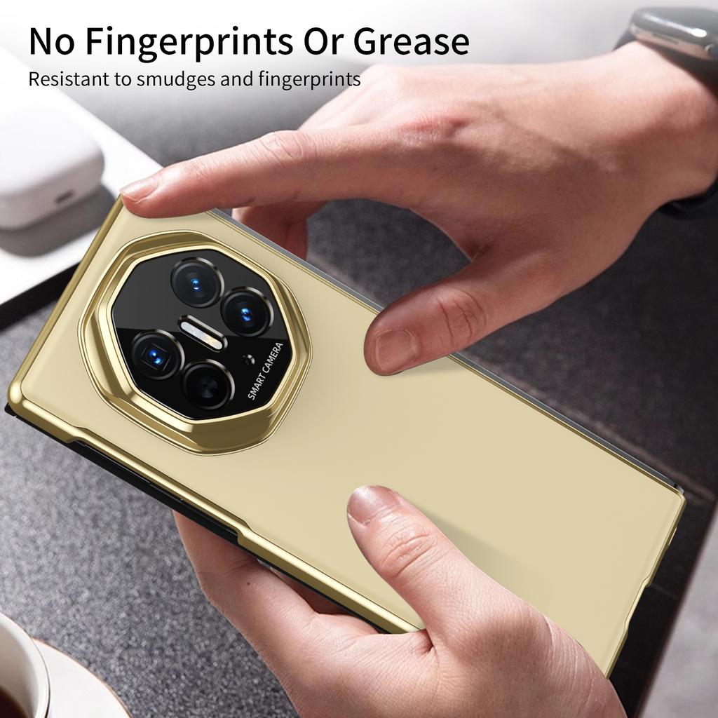 For Huawei Mate XT AG Matte Vacuum Plating Hinge Full Protection Anti Fingerprint Drop Resistant Phone Case