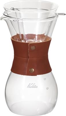 Kaffee-Dripper-Set, Wellenform, Leder, für 2-4 Personen, #35160. Dieses stilvolle Tropfset ist perfekt für Camping, Outdoor-Aktivitäten, Kaffee