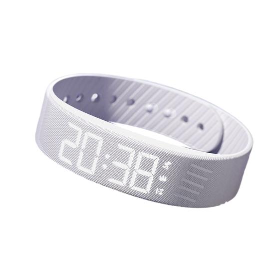 Fitness Alarm Clock Watch IP65 Waterproof Multifunctional USB Charging Digital Silent Vibration Wake-Up Sports Wristband