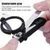 Nail Clipper With Magnifying Glass The Elderly Practical Stainless Steel Nail Clipper Anti-splash Beauty Big Clipper Tool Gifts