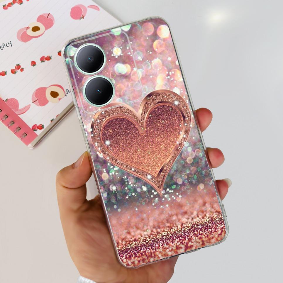 Silicone Soft Back Cover For Vivo Y27s Case For Vivo Y27s V2322 Phone Coques CoverVivo Y78 Y78M Coque Funda Women Fashion New