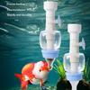 Durable Plastic Fish Tank Pacifier Feeder Anti Cloud Water Fixed Feeding Nipple Style Fish Food Holder