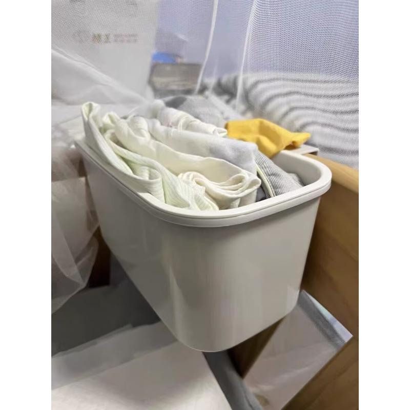 Big Capacity Bedside Hanging Basket No Punching Required Shelf Crib Storage Baby Diaper Fence Table Box Bedside Hanging Baskets