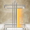 2 Layer Bathroom Countertop Organizer Multifunctional Rack ,Durable Desktop Cosmetic Storage Shelf