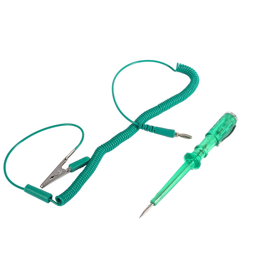 Auto Bil Kjøretøy Krets Tester DC 6V 12V 24V Pære Spenningstest Penn Blyant Grønn