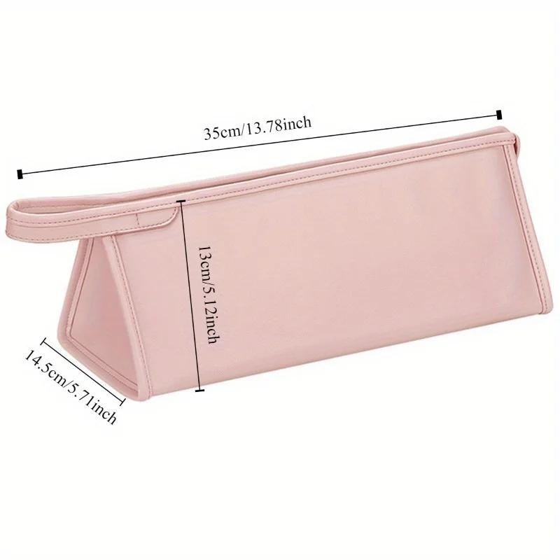 1 Stück Haartrockner-Tragetasche Wasserdichte Haartrockner-Aufbewahrungstasche PU-Leder Aufbewahrungstasche Tragbare Reisetasche Aufbewahrung