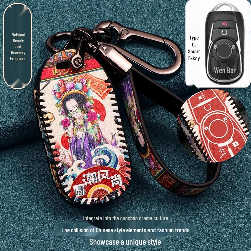 Buick Excelle, Verano, Envision, Enclave, GL8, LaCrosse, GL6, Regal Key Case: High-End Car Key Shell