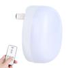 Remote Control Night Light Brightness Adjustable Smart LED Plug In Nightlight for Bedroom Hallway