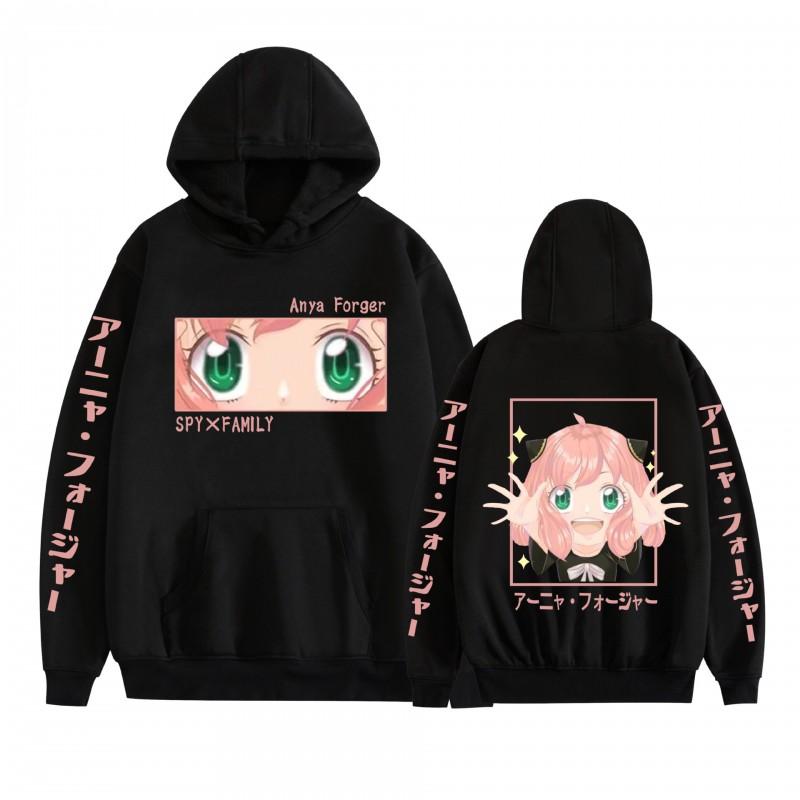 Spy X Family Anime Hoodie Teens Loose Fit Long Sleeve Fall Season