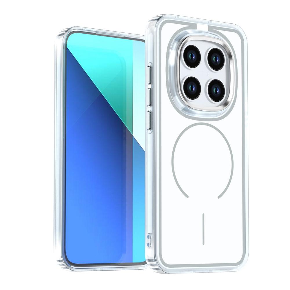 Frosted Hit Color Armor Matte PC Case For Xiaomi Redmi Note 15 Pro+ Magnetic Wireless Charging Metal Lens Shockproof Cover