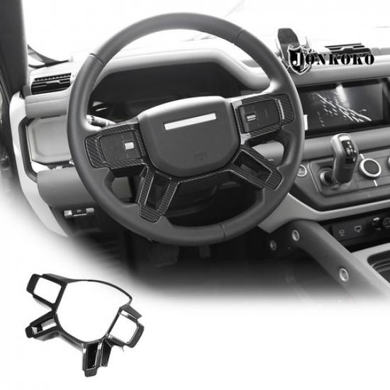 Steering Wheel Frame ABS Carbon Trim For Land Rover Defender 90 110 -2024