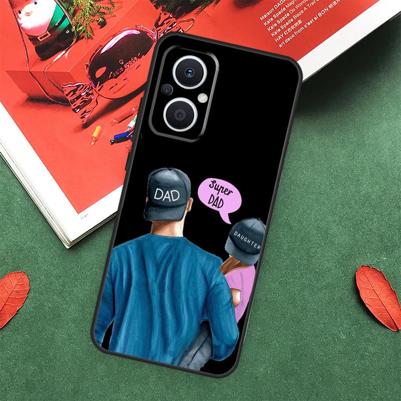

Super Dad Mom Baby Girl Twin Case For OPPO Reno 5 Lite 8 4 6 7 10 Pro 4Z 5Z 8T OPPO Find X6 X5 Pro X2 Neo X3 Lite Cover OPPO Reno7 4G