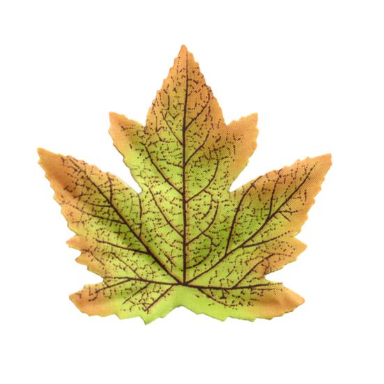 50 Stück künstliche lebensechte Ahornblätter für Hochzeit, Halloween, Party, Scrapbook-Dekor