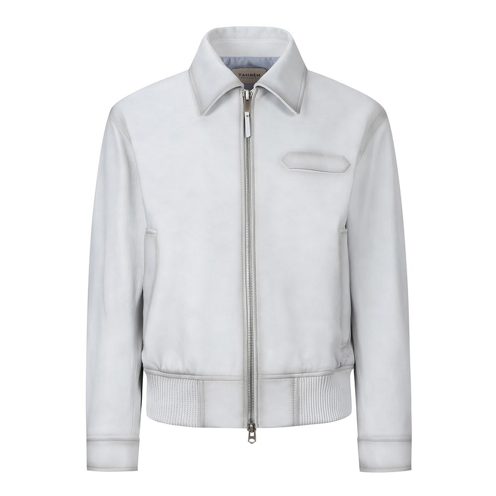 Fahrenheit Two-Tone Leather Jumper (Figda9302)
