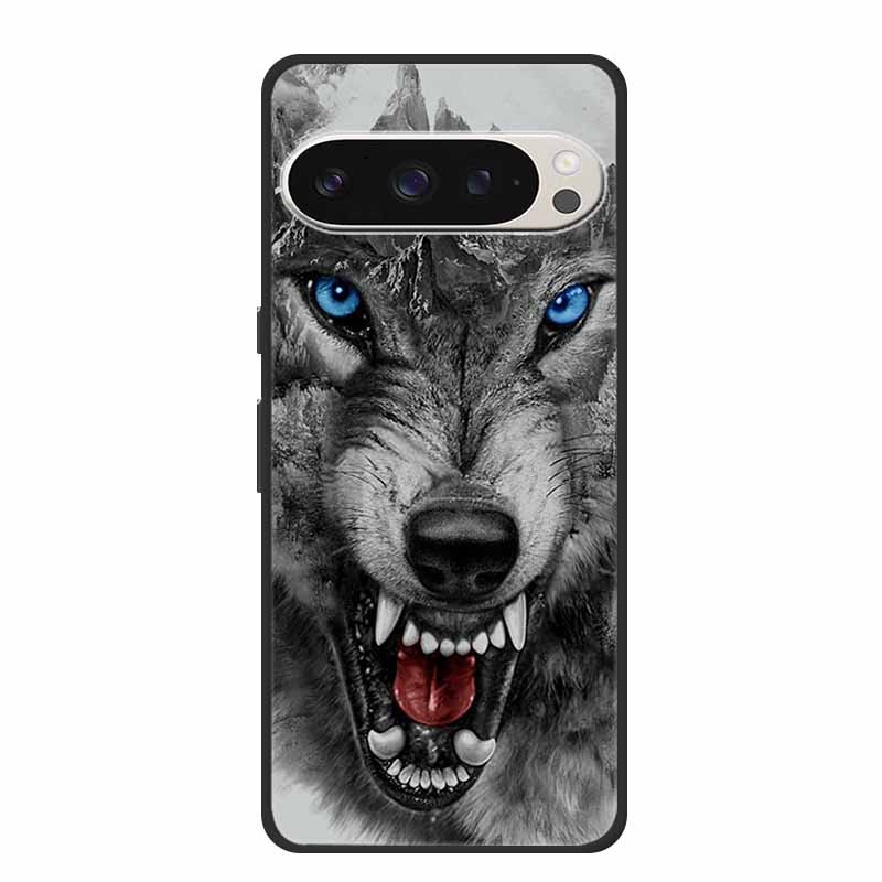 Für Google Pixel 9 5G Hülle Luxus TPU Weiches Silikon Handyhüllen für Google Pixel 9 Pro Pixel9 Cartoon Süße Stoßstangenabdeckung Fundas