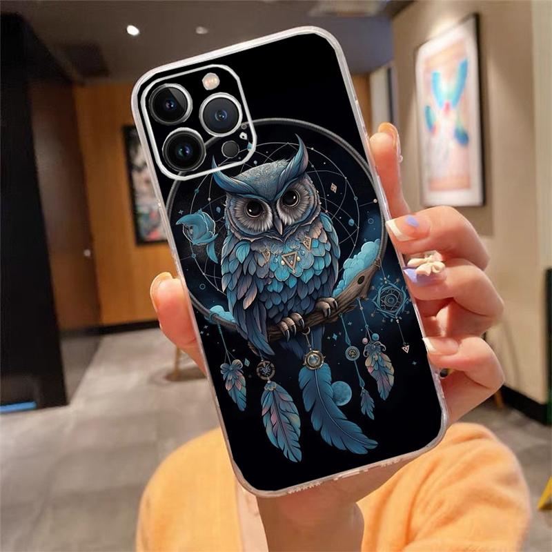 

Phone Case For iphone 17 Pro Max Air 17 16 15 14 13 Pro Max 15Plus 15 16 Pro Owl iphone 13