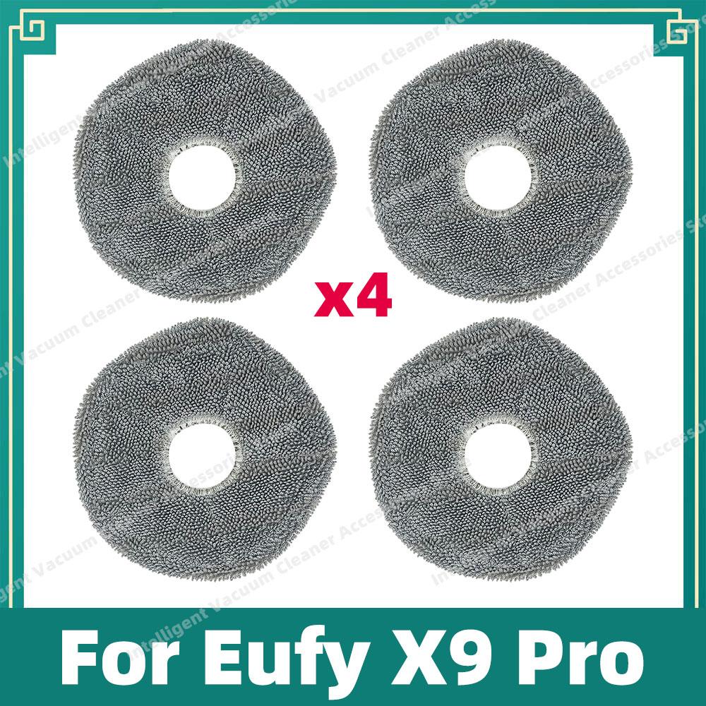 Compatible For Eufy X9 Pro Vacuum Cleaner Side Brush Hepa Filter Mop Cloth Rag Accessories Replacement Spare Parts