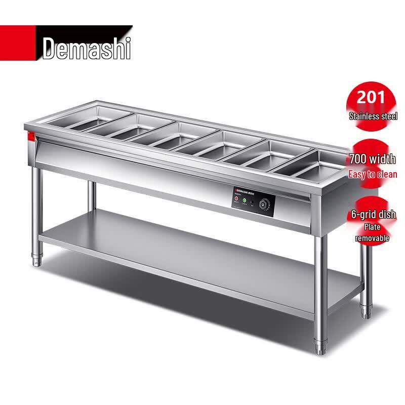 Demashi Commercial Insulated Buffet Food Warmer Table