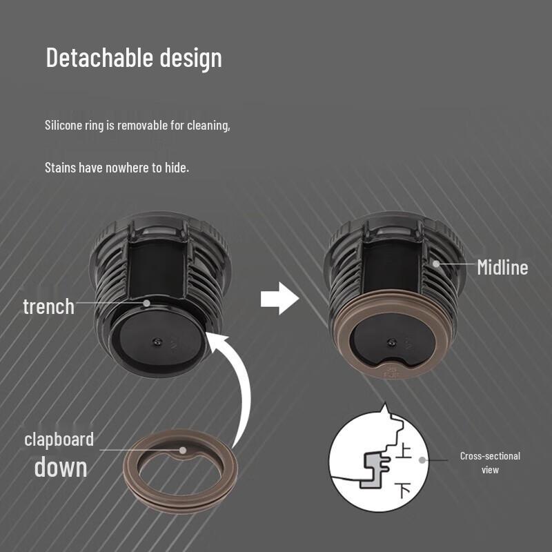 Thermos 0.5L Pure Titanium Insulation Mug