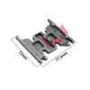 BDXRC Metal Chassis Gearbox Mount Transmission Holder for 1/10 RC Crawler Axial SCX10 II 90046 90047 90075
