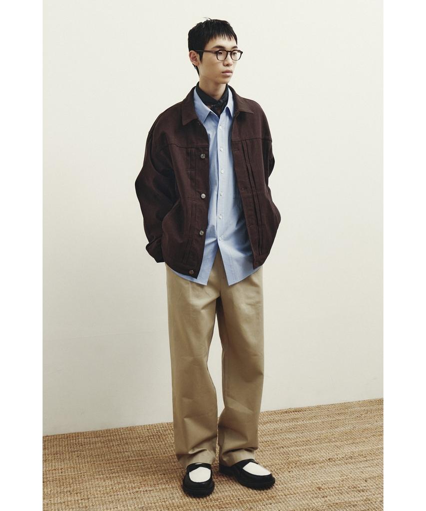 YOUTH 2-Pleated Chino Pants - Beige