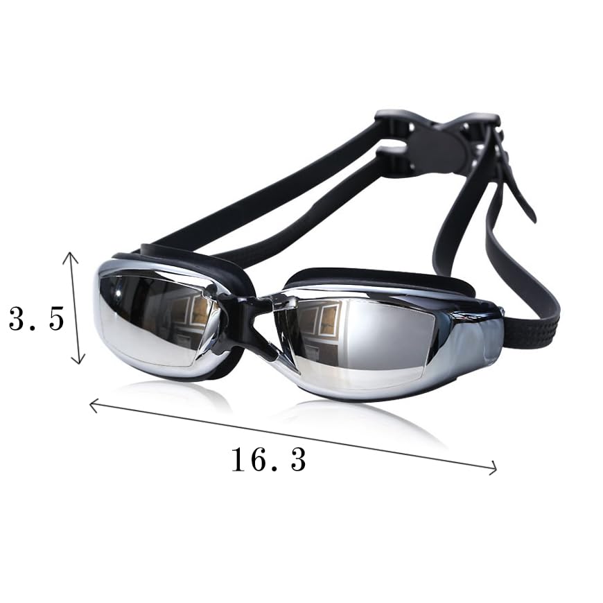 [DOYOUCOTO] Swimming Glasses for Adults, Swimming Goggles, Mirror Type, Mirror