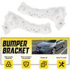 2x Front Bumper Bracket Support Retainer L+R For 2004-2007 Mazda 3 Sedan White