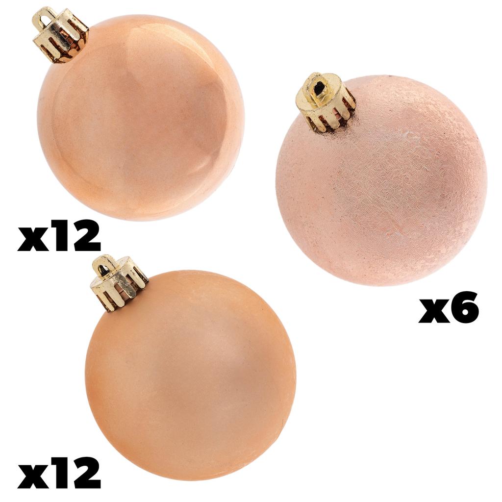 Christmas Tree Baubles Shatterproof Christmas Tree Bauble Christmas Decorations Set 30x