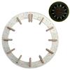 NH70 31.8MM Transparent Watch Dial for NH70 Movement Green Luminous Literal for NH35 Movement Dial Accessories