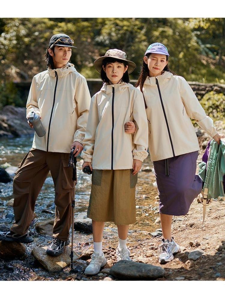 Pánské a dámské modely Větruodolné látky Pohodlná a stylová Tenká sekce Běžecká bunda Všestranný kabát YG-M99