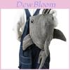 Shark Large Capacity Backpack For Casual Travel And School Use With Durable Pu Material