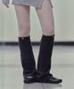 Yuupeu Flare Button Leg Warmers - Charcoal