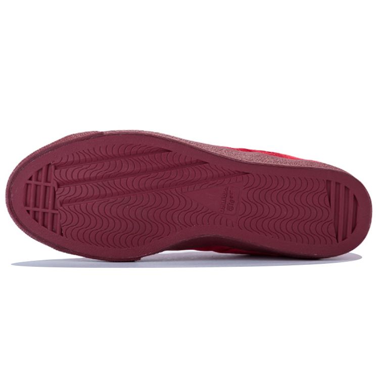 ONITSUKA TIGER Lawnship Synthetic Leather Suede Balance Lightweight Durable Low-Top Sneakers Women Sneakers Red D7F8N-2626