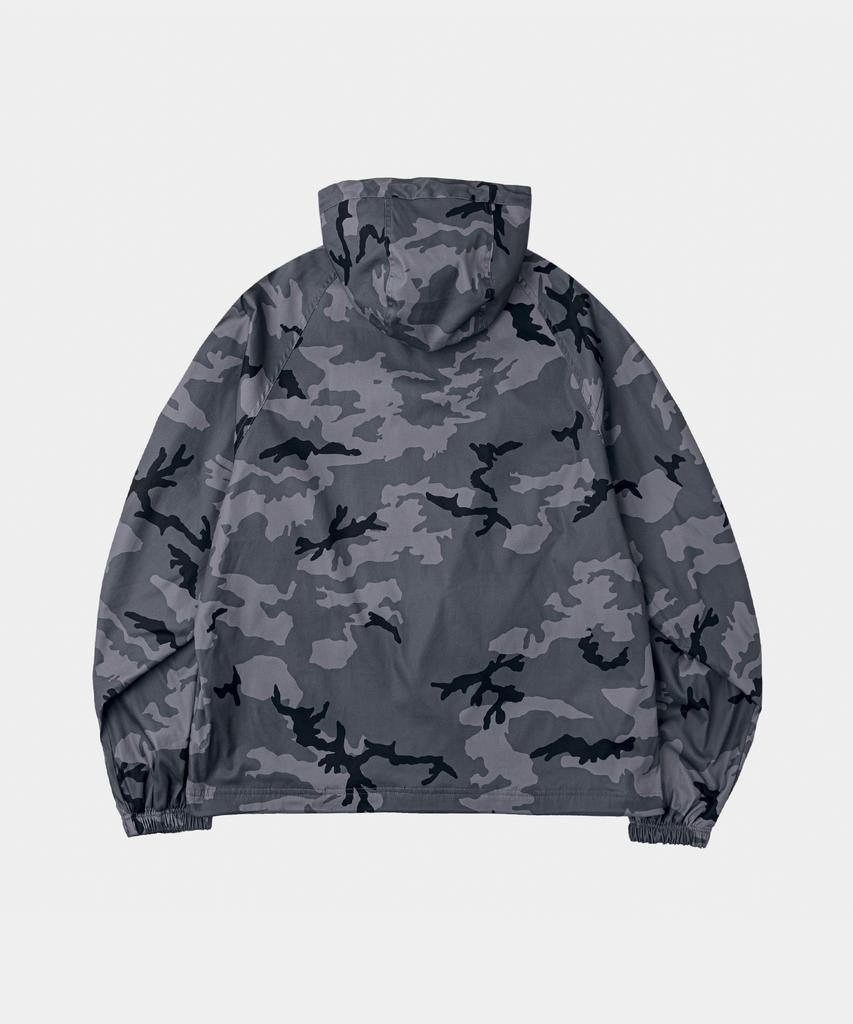 Lettercomo Shell Wind Camo Windbreaker Jacket Grey