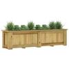 Raised Garden Bed 196 X 50 X 50 Cm Pressure Treated Pine Wood