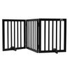 Free Standing Dog Gate 24x60 Inch Freestanding Pet Gate Foldable Brown