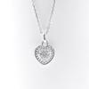 Silver 925 Lock-in Heart Pendant